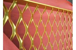 China Architecture Aluminum Screen Facade, Expanded Metal Mesh For Window Divider supplier