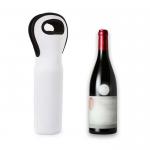 Custom Sublimation Wine Bag Portable Insulated Neoprene Bottle Sleeve Wine Bottle Tote for sale