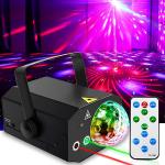 Party Disco Ball Light DJ Disco Mini Stage Lights Sound Activated Remote Control for Party Club Bar KTV Holiday Dance Ho for sale