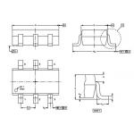 Integrated Circuit Chip Ultra low capacitance single rail-to-rail ESD protection PRTR5VOU2X  SOP for sale