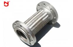 China Flange Metal Braided Hose , Braided Flex Connectors Non Vibration Noise SS 304 supplier