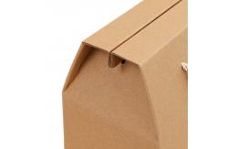 China Custom Packaging Recycled Kraft Paper Box With Rope Handle Environmental and Packing Items supplier