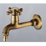 Antique Brass Bibcock 4 6 Point CE Outdoor Water Tap And Sprayer for sale