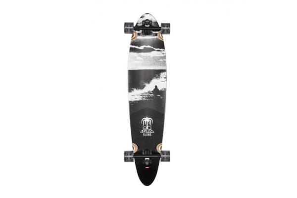 Globe Pinner Classic Coconut / Black Tide Longboard Complete Skateboard - 9 x 40