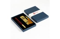 China Customized Business Stationery Set Propitious Cloud Bookmark Gift Box Signature Pen supplier