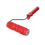 7'' Rubber Design Roller with 6mm dia chrome-plated frame for sale