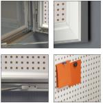 Magnetic A1 Enclosed Cork Board With Aluminum Frame