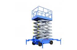 China 8m Mobile Scissor Lift Platform 2000Kg Mobile Hydraulic Lift Platform supplier