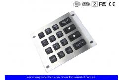 China Rear Panel Mount Led Illuminated Metal Keypad for Industrial Machines supplier