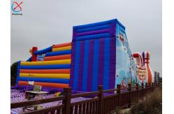China Customized Huge Circus Inflatable Fun City Inflatable Bouncy House Slide Castle supplier