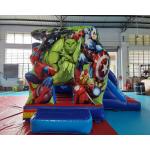 Super Hero Inflatable Bounce House Combo For Festival Activity for sale
