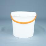 Ice Cream Food Grade 1kg Plastic Bucket With Lid And Handle for sale