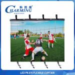 P9.375 Windproof Bendable LED Screen , Untra Slim Flexible Outdoor LED Display for sale