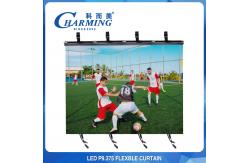 China P9.375 Windproof Bendable LED Screen , Untra Slim Flexible Outdoor LED Display supplier