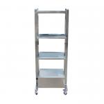 Veterinary 600*650*1580Mm Pet Medical Equipment With Socket Wheels for sale