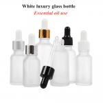 15ml 20ml 30ml Frosted Glass Dropper Bottles Hot Stamping Surface for sale