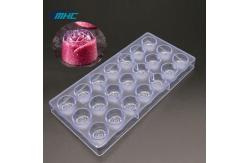 China Stocked MHC Polycarbonate Rose Flower Shaped Chocolate Molds FDA Approved supplier