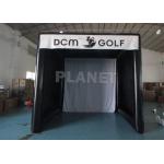 Indoor Sport PVC Air Sealed Black Inflatable Screen Golf Simulator Tent for sale