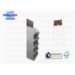 Temporary Retail Cardboard POS Display Floor Standing Chocolates Store Shelf for sale