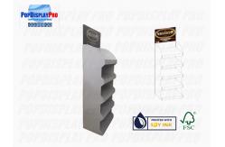 China Temporary Retail Cardboard POS Display Floor Standing Chocolates Store Shelf supplier