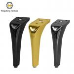 Sofa Legs 15cm Tapered Trim Support Hardware Gold Black Cold Rolled Steel Furniture Foot Cabinet Metal Chrome Sofa Legs for sale