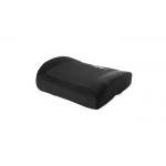 Black Memory Foam Back Support Cushion , Lumbar Sleeping Bolster Pillow