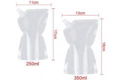 China 300 Microns Spout Plastic Juice Drink Bag Pouches Gravure Printing supplier