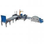China Woodworking Hydraulic Automatic Wood Timber Pallet Stacker Stacking Machine manufacturer