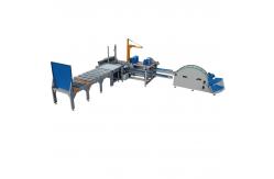 China Woodworking Hydraulic Automatic Wood Timber Pallet Stacker Stacking Machine supplier