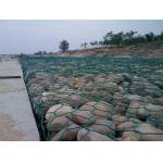 2x1x0.5m Gabion Wire Mesh Galfan Gabion Basket 100x120mm For River Wall Protection for sale