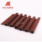3d Simulating Wood Grain U Shaped Aluminum Profile For Ceiling for sale
