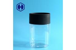 China Empty Almond Nuts Biscuits Oval Plastic PET Jar Stackable 716ml supplier