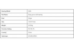 China Simple Structure Deep Groove Ball Bearing 6300 For General Machinery Industry supplier