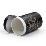 Custom Logo Round Cylindrical Canister Cardboard Cylinder Box For Cosmetic
