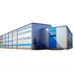 Modern Prefab Steel Warehouse Buildings , High Rigidity Steel Frame Industrial Building for sale