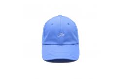China Customized 6 Panel Baseball Cap With Unstructured Design And Cotton Sweatband Embroidery Logo supplier