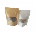 Reusable Snack Bag Packaging Custom Printed Kraft Food Stand Up Pouch SGS Certificated for sale