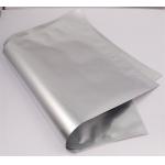 Three side seal flat aluminum foil pouch packaging slivery surface moisture proof for sale