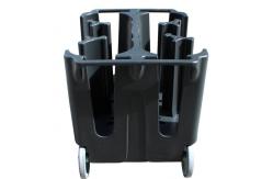 China Adjustable Commercial Dish Carts Convenient Safe Transporting supplier