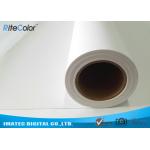 Water Based Poly Cotton Printable Plotter Canvas , Wall Arts Printing Canvas Rolls for sale
