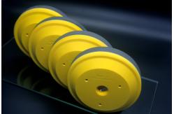 China Yellow Resin Grinding Wheel Diamond Glass Edging For Bevelling Machine supplier