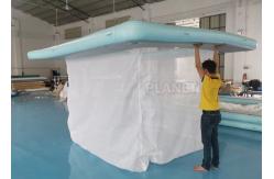 China Anti Jellyfish Yacht Inflatable Floating Ocean Pool With Net supplier