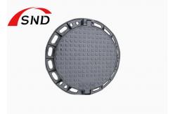 China SND GGG50 Ductile Iron Round Manhole Cover Class D400 500X600mm supplier