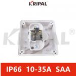 SAA IP66 Rotary Mini Isolator Switch 35A Double Poles Weatherproof