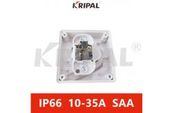 China SAA IP66 Rotary Mini Isolator Switch 35A Double Poles Weatherproof supplier