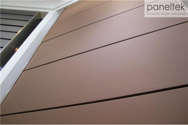 High Strength Terracotta Facade Panels No Radiation With Fire - Resistance
