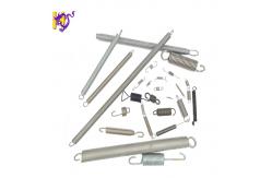 China Music Wire Helical Tension Spring Zinc Plating Double Hook 3 Inch supplier