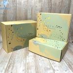 Embossed Corrugated Cardboard Gift Boxes Foil Hot Stamping for sale