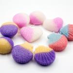 OEM Contrasting Colors Washable Gentle Konjac Sponge For Oily Skin for sale