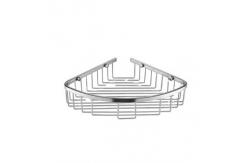 China Brushed Bathroom Corner Shelf Stainless Steel SUS304  Single Layer supplier
